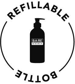 Refillable Bottle - Natural Shaving Cream - 100 g | 10 Ayurvedic Herbs | All-Skin Type